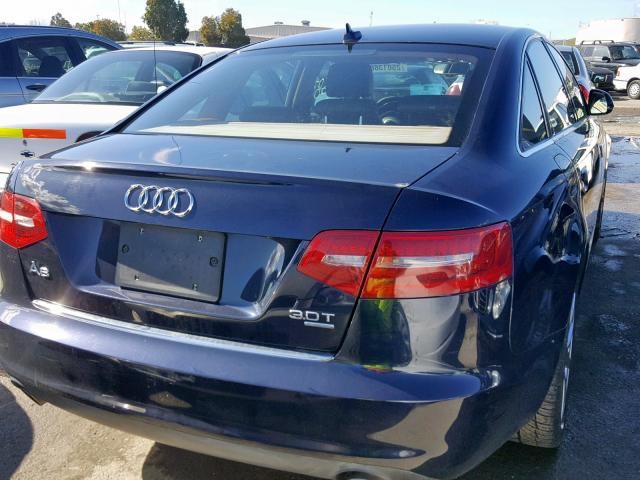 WAUSG74F59N020656 - 2009 AUDI A6 BLUE photo 4