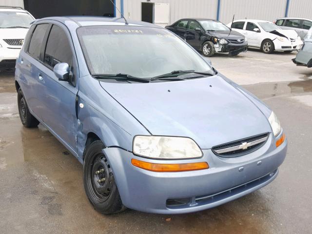 KL1TD66627B711849 - 2007 CHEVROLET AVEO BASE ლურჯი ფოტო 1
