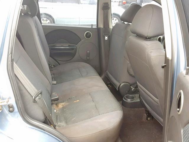 KL1TD66627B711849 - 2007 CHEVROLET AVEO BASE ლურჯი ფოტო 6