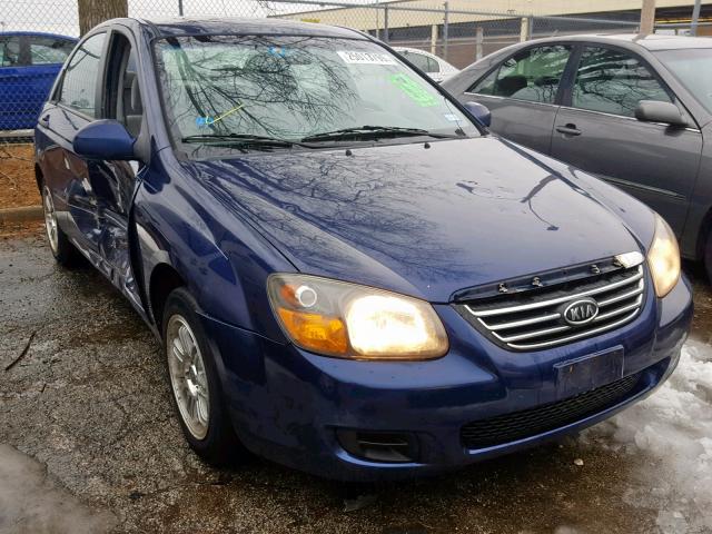 KNAFE221295606636 - 2009 KIA SPECTRA EX BLUE photo 1