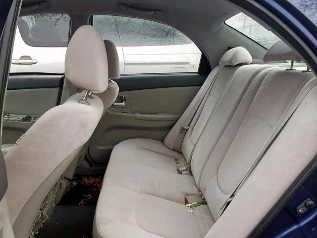 KNAFE221295606636 - 2009 KIA SPECTRA EX BLUE photo 6