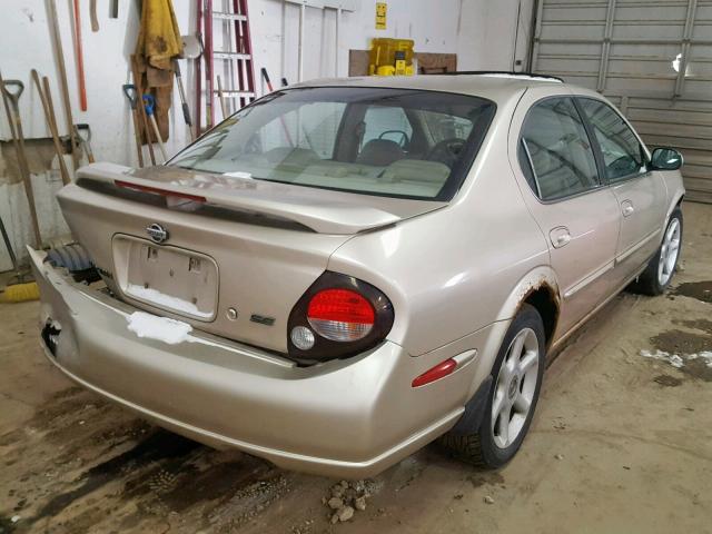 JN1CA31A3YT025619 - 2000 NISSAN MAXIMA GLE TAN photo 4