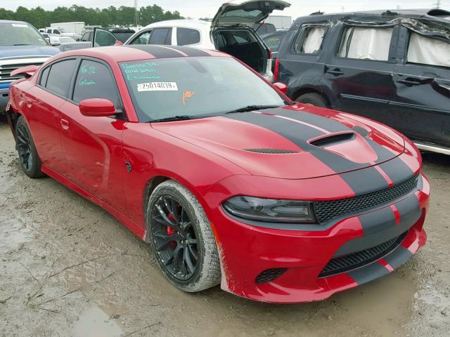 2C3CDXL9XGH237142 - 2016 DODGE CHARGER SR RED photo 1