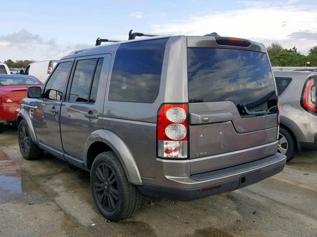 SALAG2D43AA545526 - 2010 LAND ROVER LR4 HSE GRAY photo 3