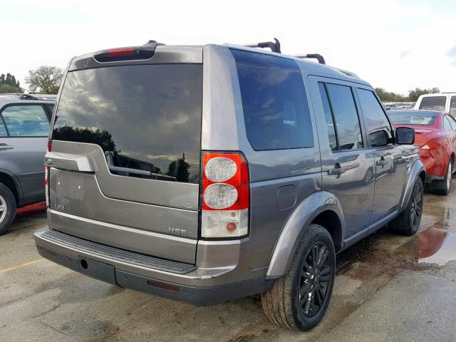 SALAG2D43AA545526 - 2010 LAND ROVER LR4 HSE GRAY photo 4