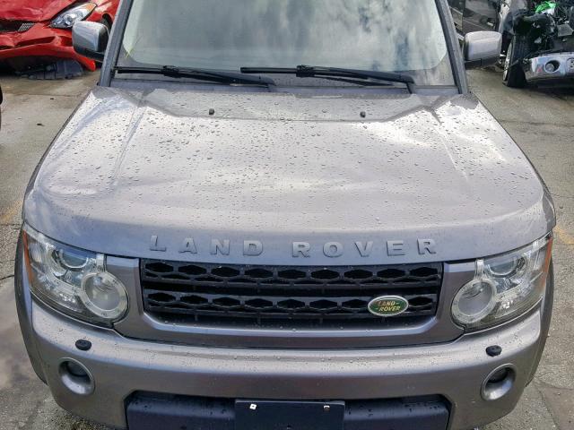 SALAG2D43AA545526 - 2010 LAND ROVER LR4 HSE GRAY photo 7