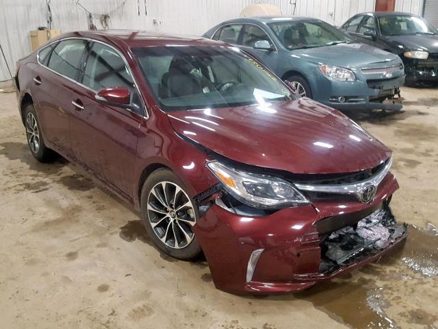 4T1BK1EB1JU275532 - 2018 TOYOTA AVALON XLE MAROON photo 1