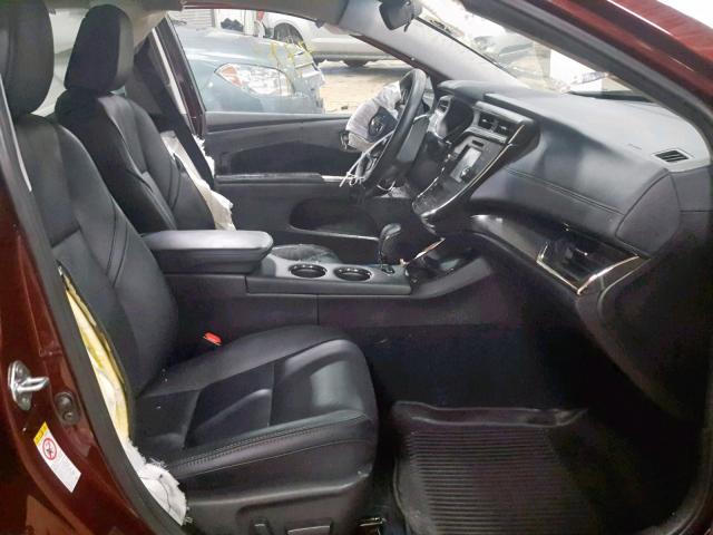 4T1BK1EB1JU275532 - 2018 TOYOTA AVALON XLE MAROON photo 5