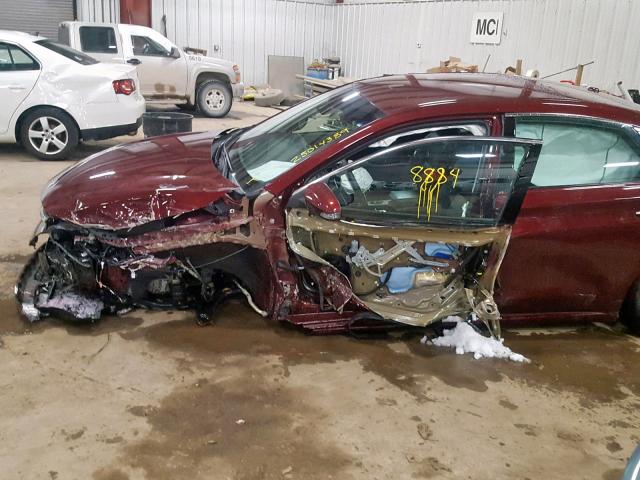 4T1BK1EB1JU275532 - 2018 TOYOTA AVALON XLE MAROON photo 9