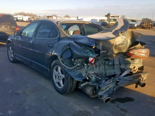 1G2WP52K7YF132333 - 2000 PONTIAC GRAND PRIX GREEN photo 3