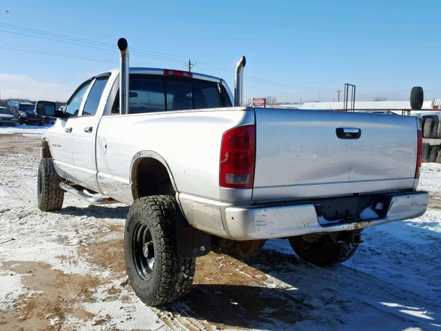 3D7LU38613G747186 - 2003 DODGE RAM 3500 S SILVER photo 3