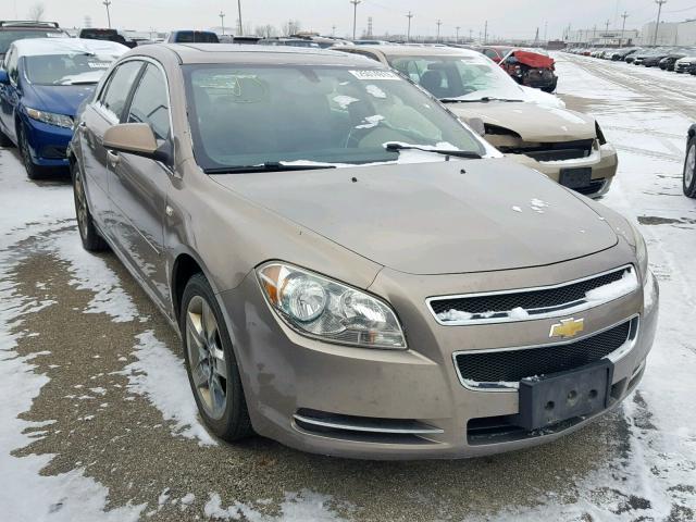 1G1ZH57B58F267558 - 2008 CHEVROLET MALIBU 1LT GOLD photo 1