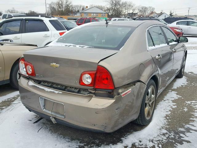 1G1ZH57B58F267558 - 2008 CHEVROLET MALIBU 1LT GOLD photo 4