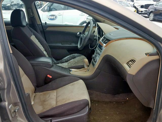 1G1ZH57B58F267558 - 2008 CHEVROLET MALIBU 1LT GOLD photo 5