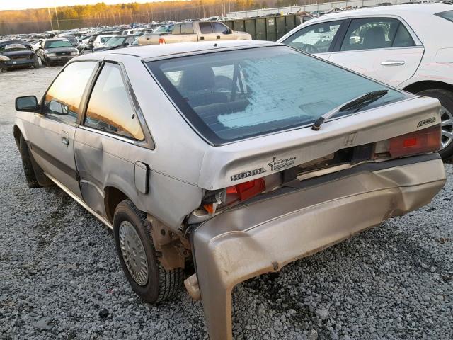 JHMCA5384HC092912 - 1987 HONDA ACCORD LXI TAN photo 3