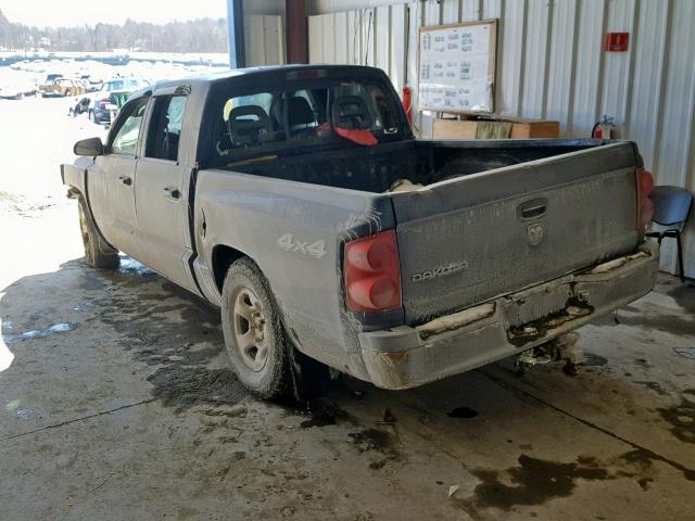 1D7HW28K45S158443 - 2005 DODGE DAKOTA QUA BLUE photo 3