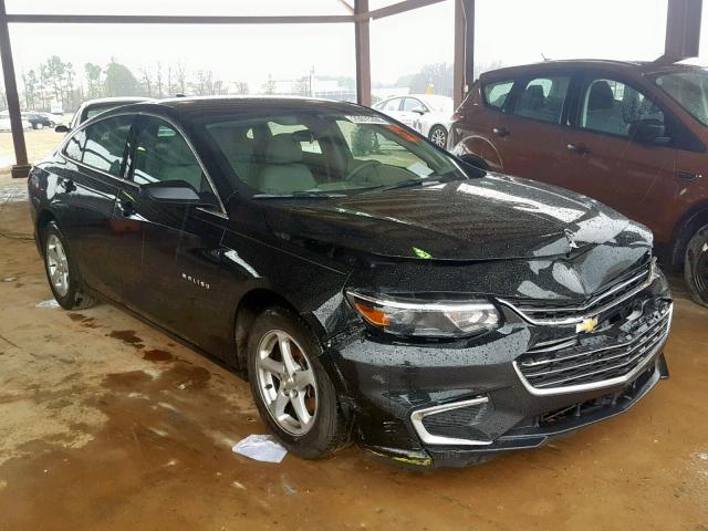 1G1ZB5STXGF215469 - 2016 CHEVROLET MALIBU LS შავი ფოტო 1