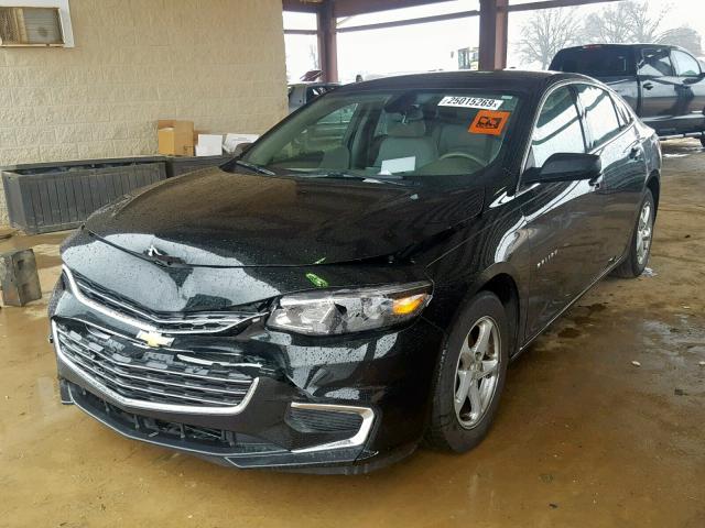 1G1ZB5STXGF215469 - 2016 CHEVROLET MALIBU LS შავი ფოტო 2