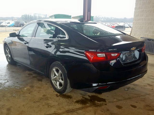 1G1ZB5STXGF215469 - 2016 CHEVROLET MALIBU LS შავი ფოტო 3