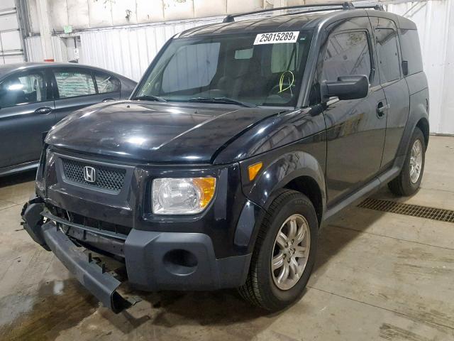 5J6YH27736L003051 - 2006 HONDA ELEMENT EX BLACK photo 2