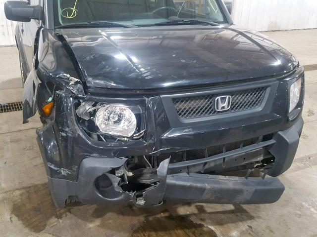 5J6YH27736L003051 - 2006 HONDA ELEMENT EX BLACK photo 9