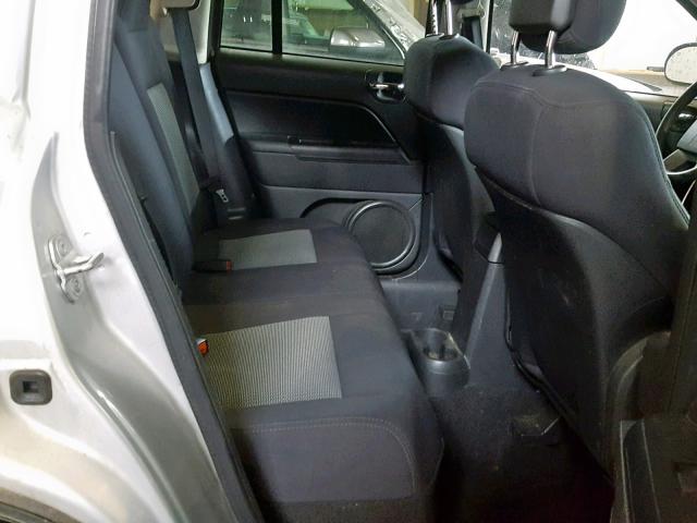 1J4NT4FB7AD628705 - 2010 JEEP COMPASS SP ვერცხლისფერი ფოტო 6