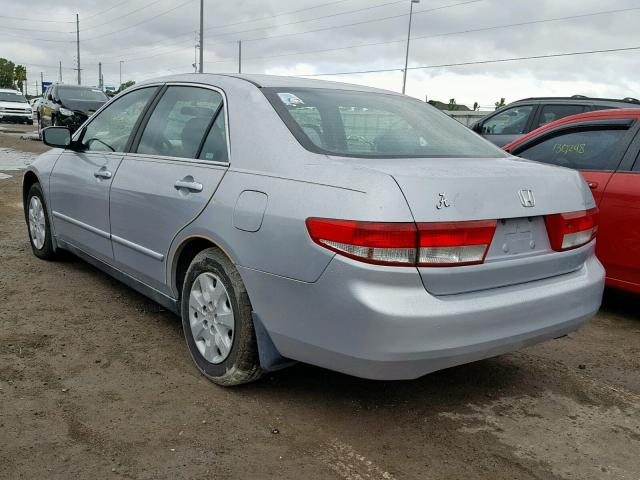 1HGCM56343A043983 - 2003 HONDA ACCORD LX SILVER photo 3