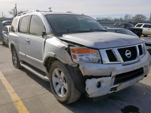 5N1BA0ND8CN617182 - 2012 NISSAN ARMADA SV SILVER photo 9