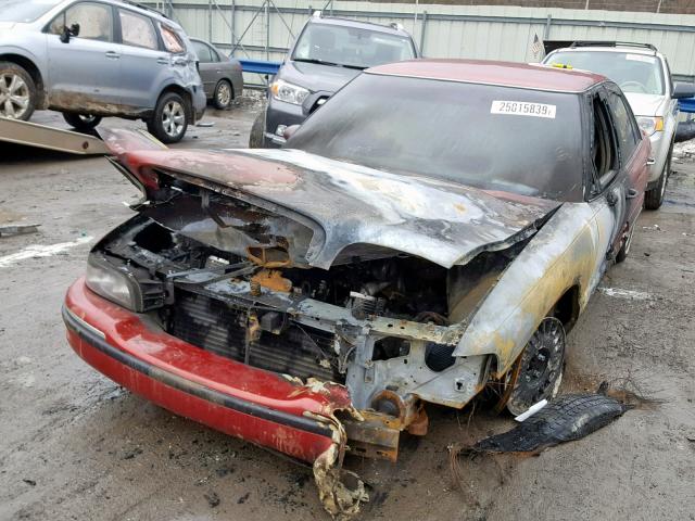 1G4HP52K7VH557101 - 1997 BUICK LESABRE CU BURGUNDY photo 2