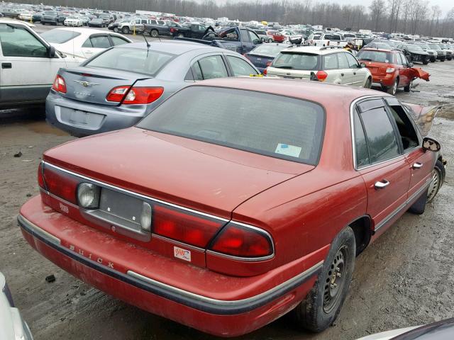 1G4HP52K7VH557101 - 1997 BUICK LESABRE CU BURGUNDY photo 4