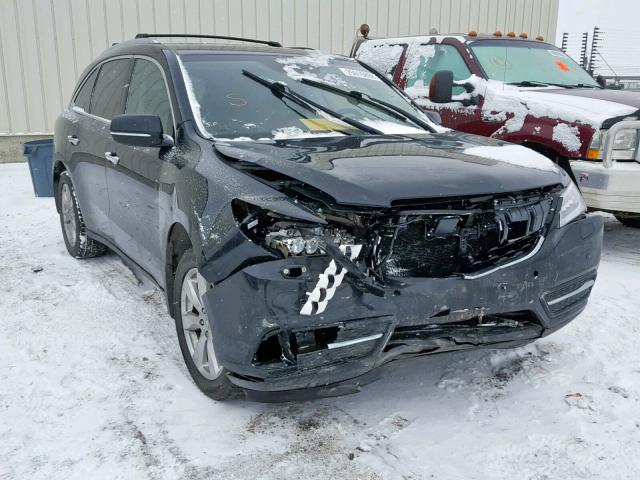 5FRYD4H89EB506619 - 2014 ACURA MDX ADVANC BLACK photo 1