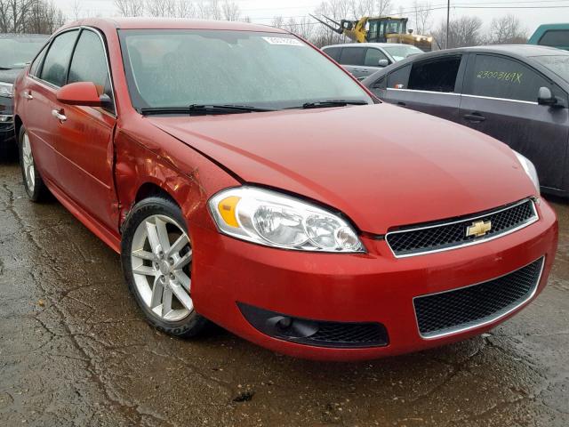 2G1WC5E30D1172016 - 2013 CHEVROLET IMPALA LTZ RED photo 1