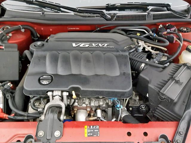 2G1WC5E30D1172016 - 2013 CHEVROLET IMPALA LTZ RED photo 7