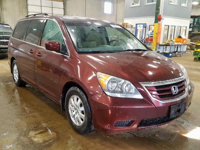 5FNRL38618B114675 - 2008 HONDA ODYSSEY EX MAROON photo 1