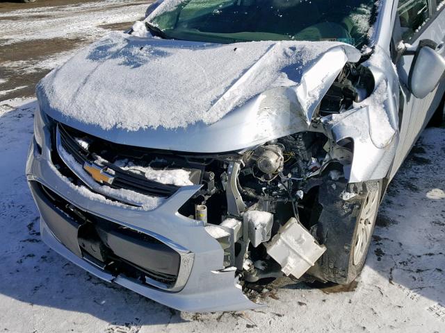 1G1JB5SG7H4160671 - 2017 CHEVROLET SONIC LS BLUE photo 9