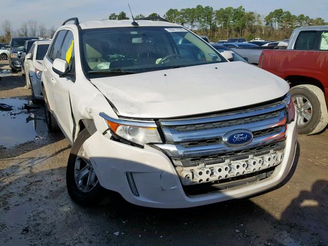 2FMDK3JC2DBC41113 - 2013 FORD EDGE SEL WHITE photo 1