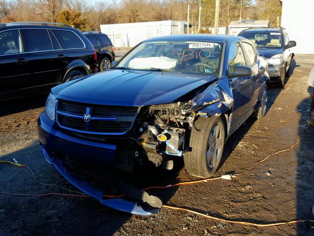 1B3LC46B49N562831 - 2009 DODGE AVENGER SE BLUE photo 2