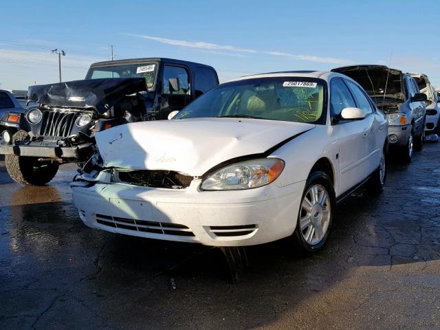 1FAHP56S44G176704 - 2004 FORD TAURUS SEL WHITE photo 2