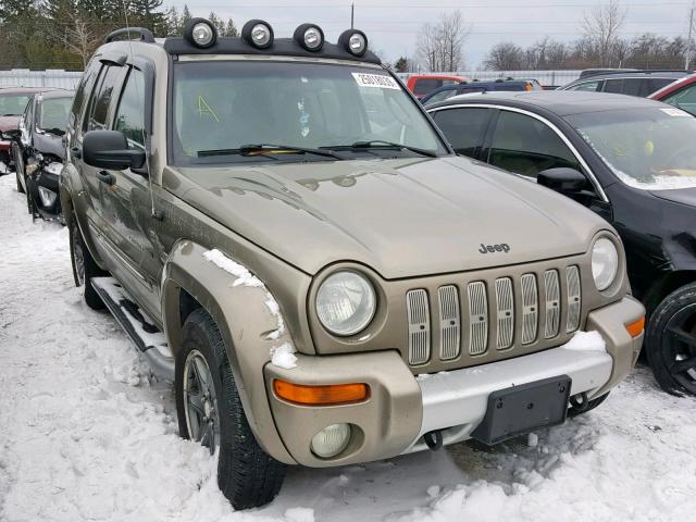 1J4GL38KX2W366894 - 2002 JEEP LIBERTY RE BROWN photo 1