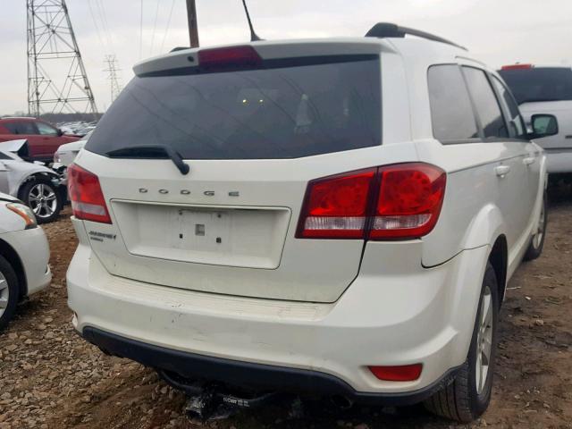 3D4PH1FG2BT542839 - 2011 DODGE JOURNEY MA WHITE photo 4