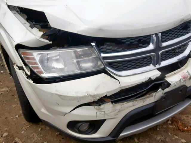 3D4PH1FG2BT542839 - 2011 DODGE JOURNEY MA WHITE photo 9