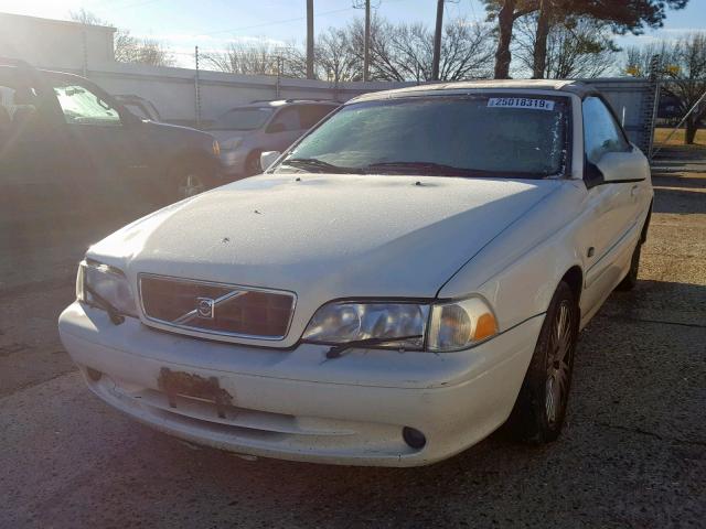 YV1NC62D64J045549 - 2004 VOLVO C70 HPT WHITE photo 2