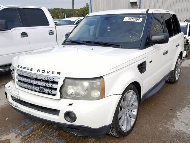 SALSH23446A952779 - 2006 LAND ROVER RANGE ROVE WHITE photo 2