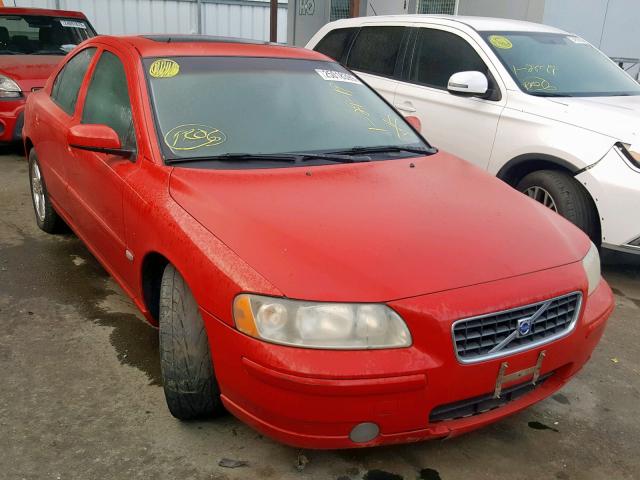 YV1RS592162516233 - 2006 VOLVO S60 2.5T RED photo 1