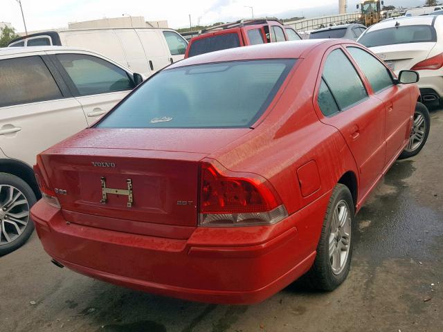 YV1RS592162516233 - 2006 VOLVO S60 2.5T RED photo 4