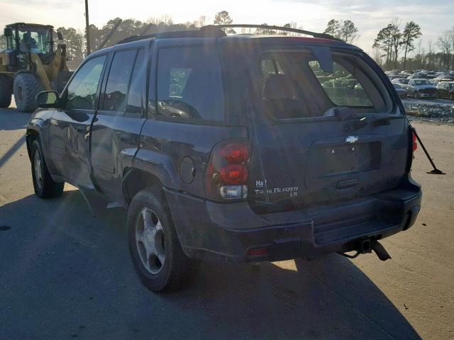 1GNDT13S172251711 - 2007 CHEVROLET TRAILBLAZE BLUE photo 3