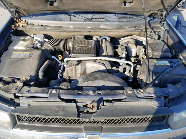 1GNDT13S172251711 - 2007 CHEVROLET TRAILBLAZE BLUE photo 7