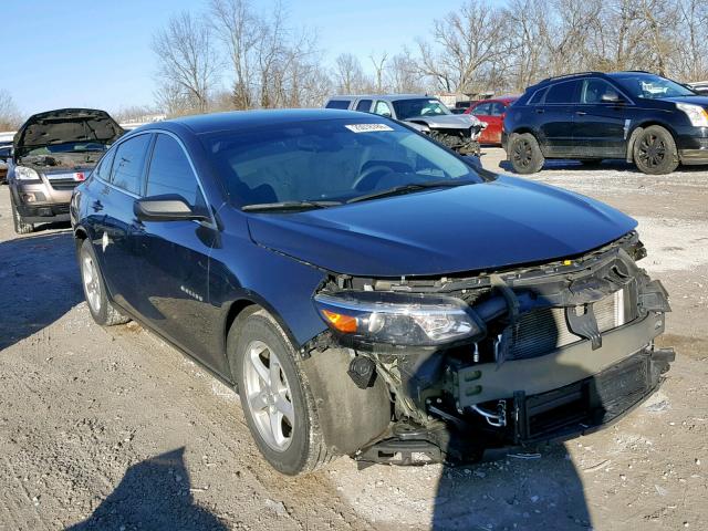 1G1ZB5ST2HF103797 - 2017 CHEVROLET MALIBU LS CHARCOAL photo 1