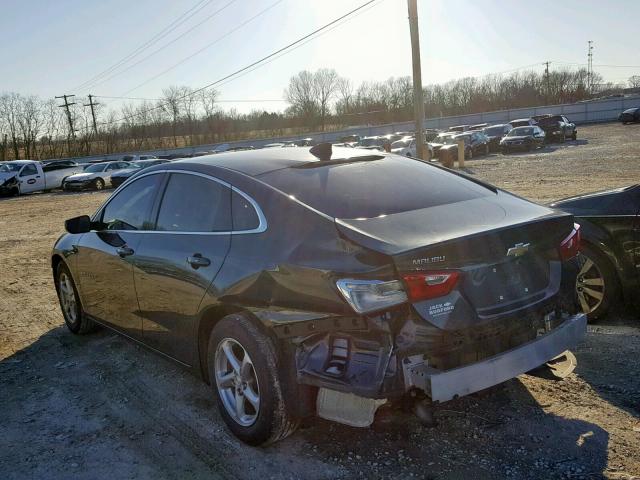 1G1ZB5ST2HF103797 - 2017 CHEVROLET MALIBU LS CHARCOAL photo 3