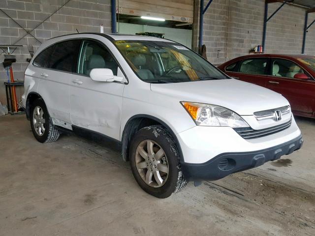 JHLRE48737C112031 - 2007 HONDA CR-V EXL WHITE photo 1